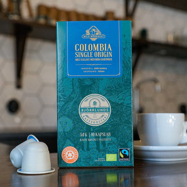 Colombia Single Origin Kaffekapslar - Barista och Espresso