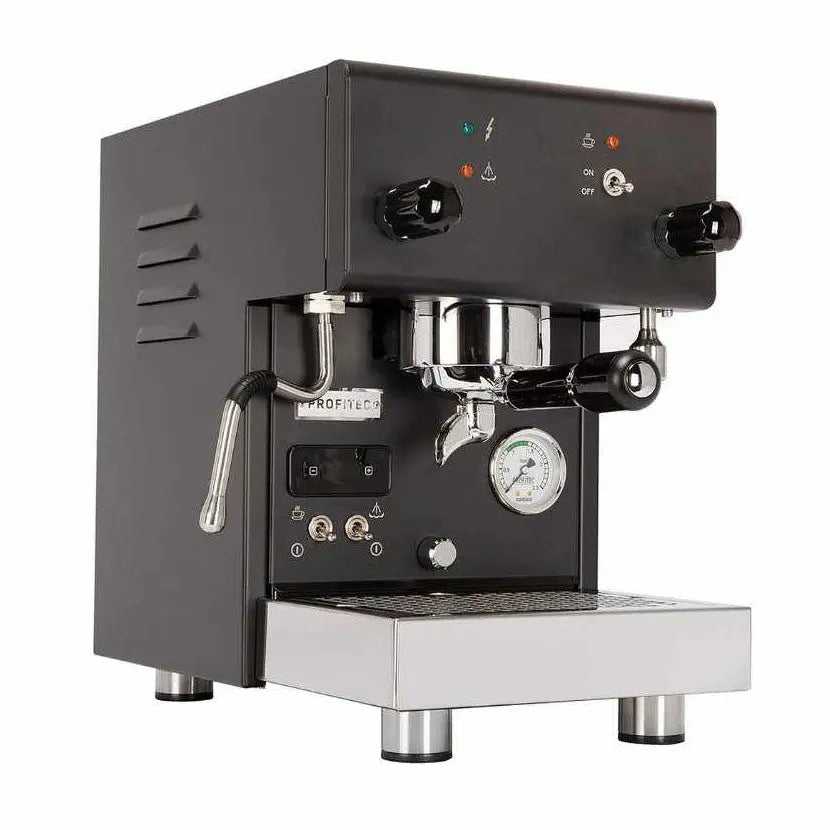 Profitec Pro 300 μηχανή εσπρέσο σε μαύρο με Μανόμετρο πίεσης και ακροφύσιο ατμού για επαγγελματική παρασκευή καφέ