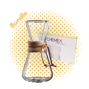 Chemex 3 φλιτζάνια + 100 Φίλτρα ESPRESSO GEAR