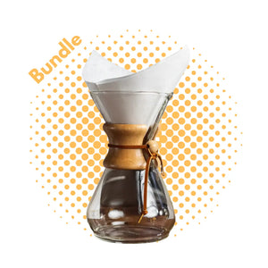 Chemex 6 ΦΛΥΤΖΑΝΙΑ + 100 Φίλτρα ΕΞΟΠΛΙΣΜΟΣ ΕΣΠΡΕΣΣΟ