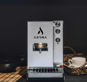 Aroma Plus Silver – Premium Italiensk E.S.E Pod Espressomaskin - Barista och Espresso
