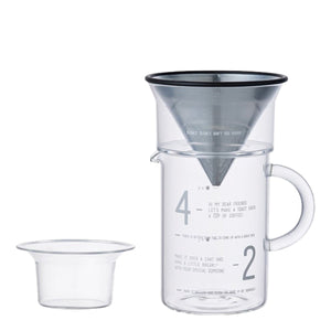 Karaff Pourover LAB med SS - filter 300ml - Barista och Espresso