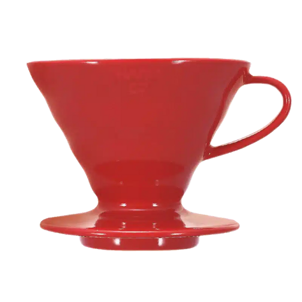 V60 Ceramic Colour 02 Dripper-Hario-Red-Barista och Espresso