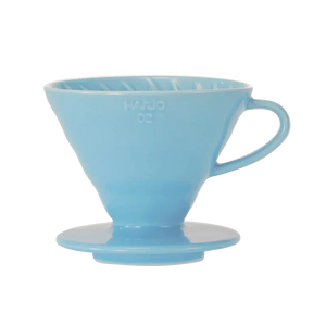 V60 Ceramic Colour 02 Dripper-Hario-Blue-Barista och Espresso